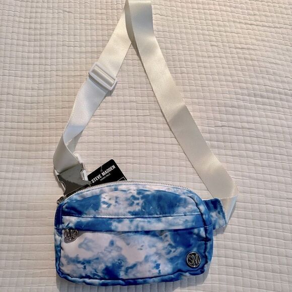 Steve Madden blue, tie dye belt bag. - Picture 1 of 4